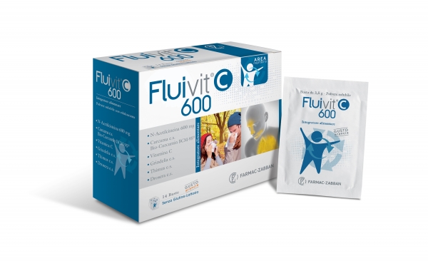 FLUIVIT C 600 14 BUSTINE - Parafarmacia Mostacciano