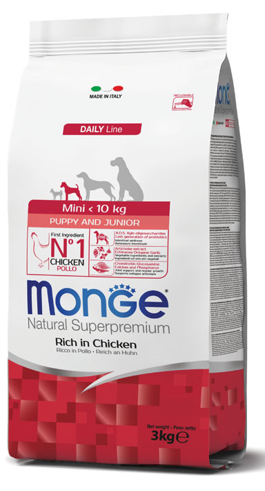 MONGE MINI PUPPY 3000 G - Parafarmacia Mostacciano