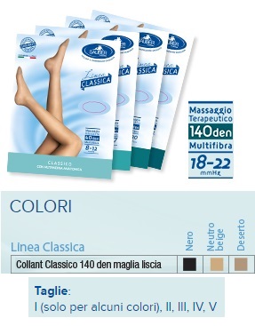 SAUBER COLLANT 140 DENARI MAGLIA LISCIA NEUTRO BEIGE 4 LINEA CLASSICA - Parafarmacia Mostacciano