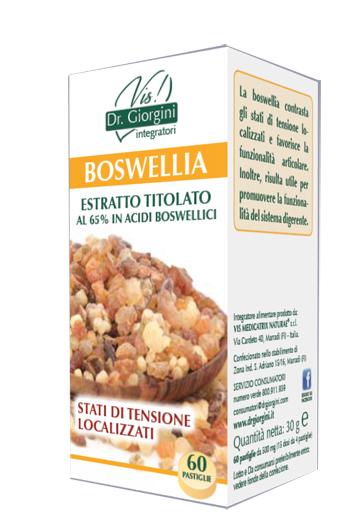 BOSWELLIA ESTRATTO TITOLATO 60 PASTIGLIE - Parafarmacia Mostacciano