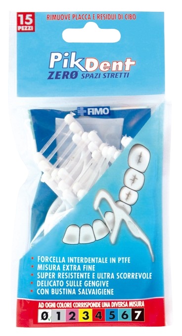 PIKDENT ZERO SPAZI STRETTI 15 FORCELLE INTERDENTALI - Parafarmacia Mostacciano