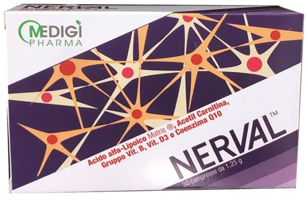 NERVAL 30 COMPRESSE DA 1,25 G - Parafarmacia Mostacciano