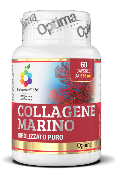 COLOURS OF LIFE COLLAGENE MARINO IDROLIZZATO PURO 60 CAPSULE 575 MG - Parafarmacia Mostacciano