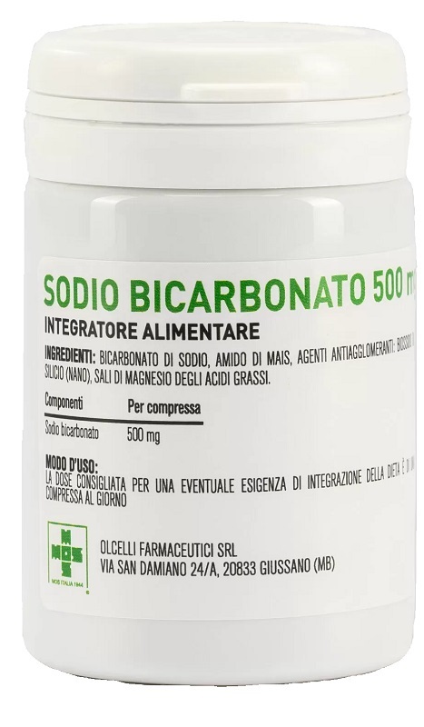 SODIO BICARBONATO 500 MG 100 COMPRESSE - Parafarmacia Mostacciano