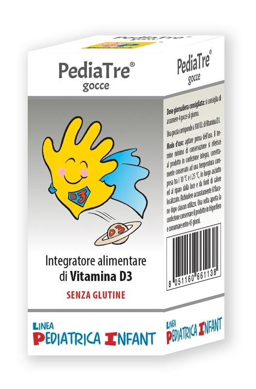 PEDIATRE VITAMINA D 7 ML - Parafarmacia Mostacciano