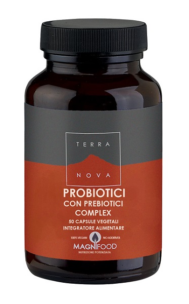TERRANOVA PROBIOTICI CON PREBIOTICI COMPLEX 50 CAPSULE VEGETALI - Parafarmacia Mostacciano