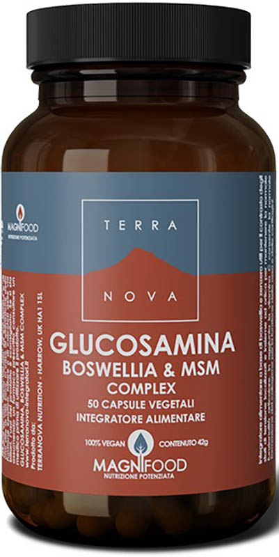 TERRANOVA COMPLESSO DI GLUCOSAMINA BOSWELLIA E MSM 50 CAPSULE - Parafarmacia Mostacciano