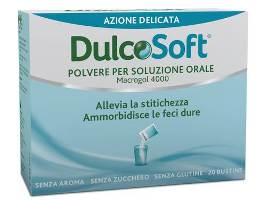 DULCOSOFT POLVERE PER SOLUZIONE ORALE 20 BUSTINE - Parafarmacia Mostacciano