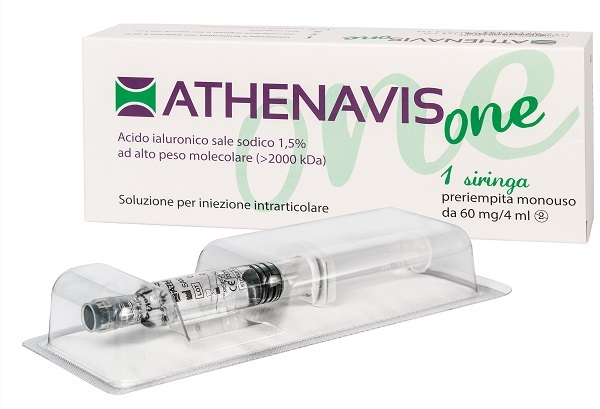 SIRINGA INTRA-ARTICOLARE ATHENAVIS ONE ACIDO IALURONICO 1,5% 4 ML - Parafarmacia Mostacciano