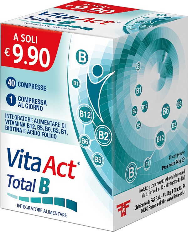 VITA ACT TOTAL B 40 COMPRESSE - Parafarmacia Mostacciano