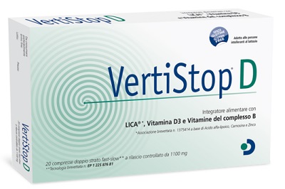 VERTISTOP D 20 COMPRESSE DA 1100 MG - Parafarmacia Mostacciano