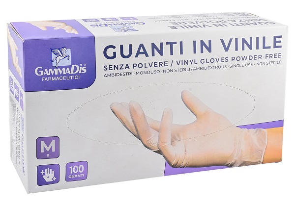 GUANTI VINILE SENZA POLVERE MEDIUM 100 PEZZI - Parafarmacia Mostacciano