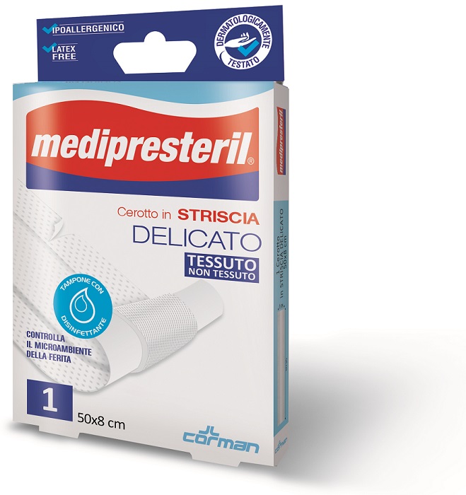 CEROTTO IN STRISCIA MEDIPRESTERIL FLESSIBILE 50X8CM - Parafarmacia Mostacciano