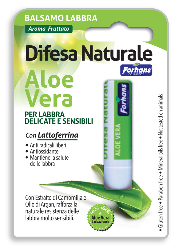 FORHANS BALSAMO LABBRA DIFESA NATURALE ALOE VERA - Parafarmacia Mostacciano