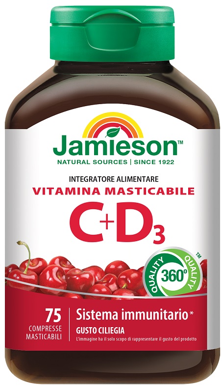 JAMIESON VITAMINA C 500 + D 75 COMPRESSE - Parafarmacia Mostacciano