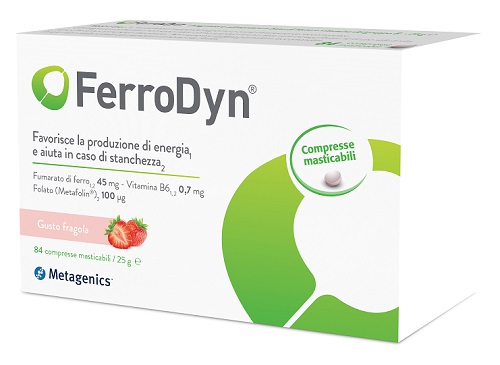 FERRODYN 84 COMPRESSE MASTICABILI - Parafarmacia Mostacciano