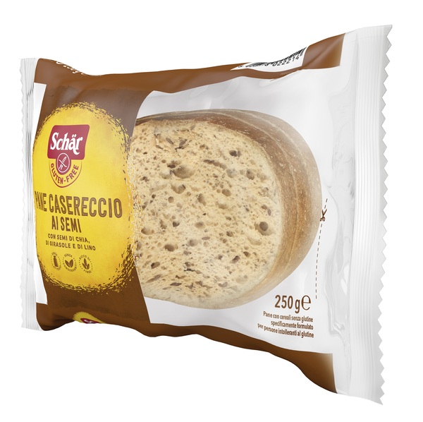 SCHAR PANE CASERECCIO AI SEMI 250 G SENZA GLUTINE - Parafarmacia Mostacciano
