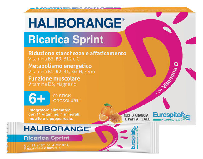 HALIBORANGE RICARICA SPRINT 20 STICK PACK 2 G - Parafarmacia Mostacciano