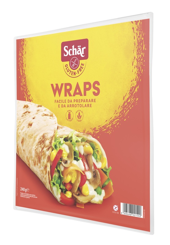 SCHAR WRAPS PIADINA ARROTOLABILE 240 G - Parafarmacia Mostacciano