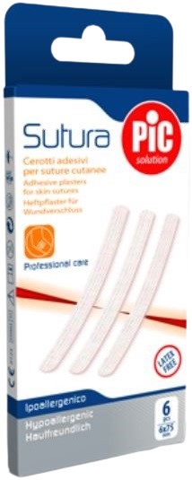 CEROTTO PER SUTURA PIC SOLUTION 12 X 100 MM 6 PEZZI - Parafarmacia Mostacciano