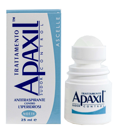 APAXIL SUDOR CONTROL ASCELLE NOTTE 25 ML - Parafarmacia Mostacciano