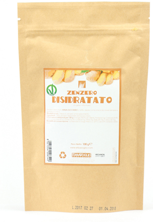 ZENZERO DISIDRATATO 100 G A FETTE SENZA ZUCCHERO - Parafarmacia Mostacciano