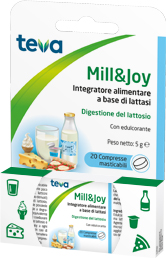 MILL&JOY TEVA 20 COMPRESSE MASTICABILI - Parafarmacia Mostacciano
