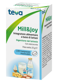 MILL&JOY TEVA 100 COMPRESSE MASTICABILI - Parafarmacia Mostacciano
