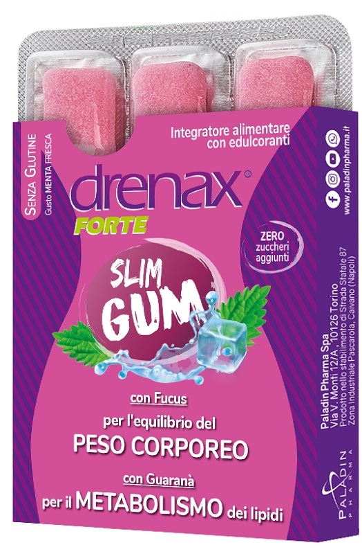 DRENAX SLIM DIMAGRANTE 9 GUM - Parafarmacia Mostacciano