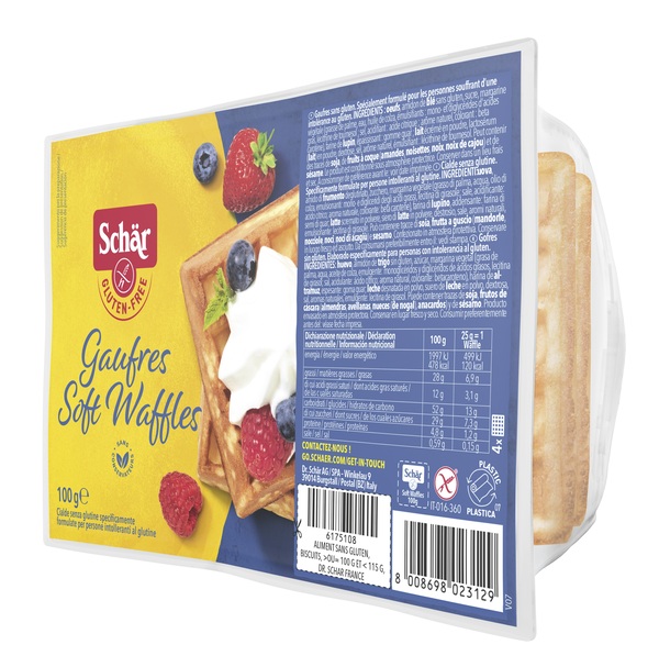 SCHAR GAUFRE SOFT WAFFLES 100 G - Parafarmacia Mostacciano