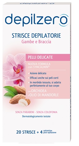 DEPILZERO STRISCE GAMBE BRACCIA 20 PEZZI - Parafarmacia Mostacciano