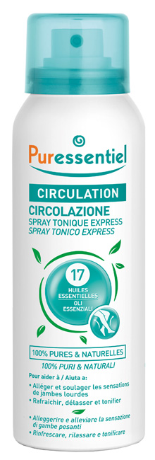PURESSENTIEL SPRAY TONICO EXPRESS CIRCOLAZIONE 100 ML - Parafarmacia Mostacciano