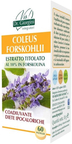 COLEUS FORSKOHLII ESTRATTO TITOLATO 60 PASTIGLIE - Parafarmacia Mostacciano