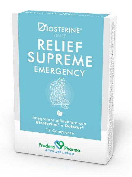 BIOSTERINE RELIEF SUPREME EMERGENCY 12 COMPRESSE - Parafarmacia Mostacciano