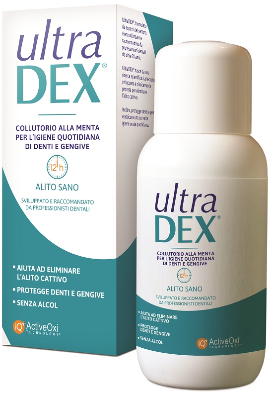 ULTRADEX COLLUTORIO ALITO SANO 250 ML SENZA ALCOOL - Parafarmacia Mostacciano