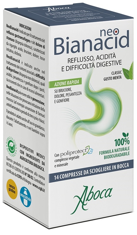 NEOBIANACID 14 COMPRESSE MASTICABILI - Parafarmacia Mostacciano