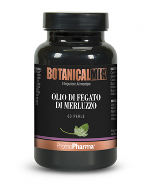 OLIO DI FEGATO DI MERLUZZO BOTANICAL MIX 60 PERLE - Parafarmacia Mostacciano