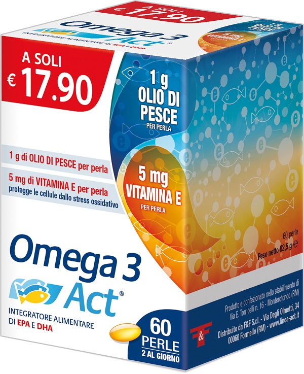OMEGA 3 ACT 60 PERLE - Parafarmacia Mostacciano