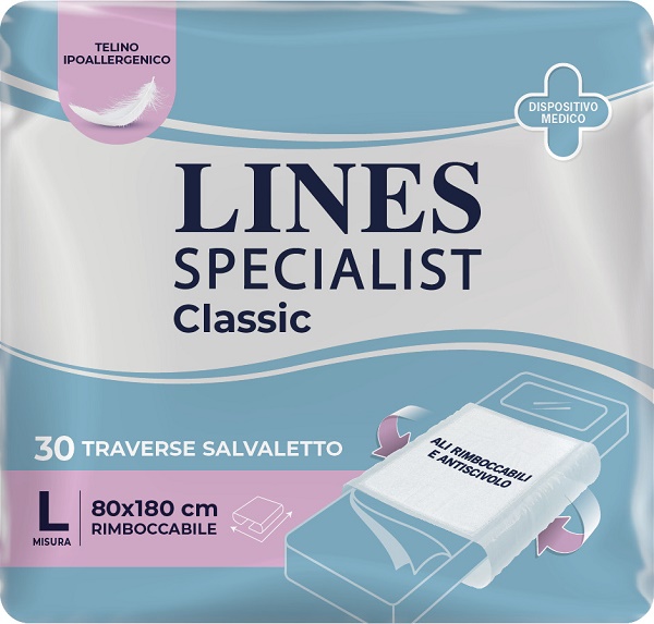 TRAVERSA LINES SPECIALIST CLASSIC 80X180 CM 30 PEZZI - Parafarmacia Mostacciano
