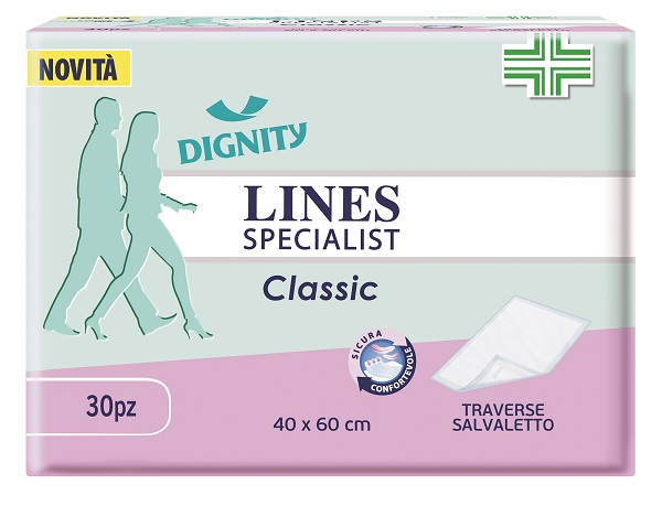 TRAVERSA PER INCONTINENZA LINES SPECIALIST CLASSIC 40X60 CM 30 PEZZI - Parafarmacia Mostacciano