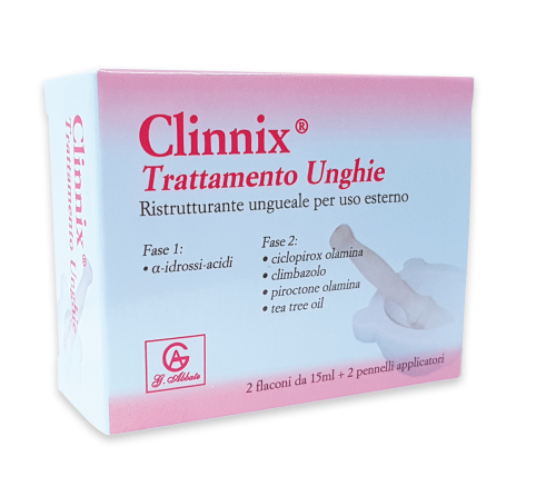 CLINNIX TRATTAMENTO UNGHIE 2 FLACONI 15 ML + 2 PENNELLI APPLICATORI - Parafarmacia Mostacciano