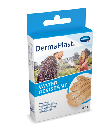 CEROTTO STRIP DERMAPLAST WATER RESISTENT 5 MISURE 40 PEZZI - Parafarmacia Mostacciano