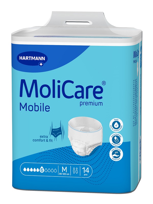 PANNOLINO PULL UP GIORNO MOLICARE MOBILE 6 GOCCE M 14 PEZZI - Parafarmacia Mostacciano