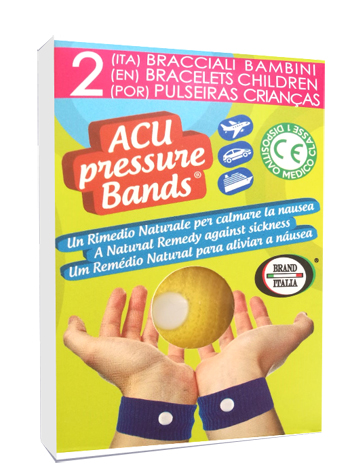BRACCIALE ACU PRESSURE BAND BAMBINI 2 PEZZI - Parafarmacia Mostacciano