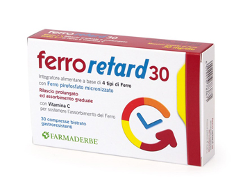 FERRO RETARD 30 COMPRESSE - Parafarmacia Mostacciano