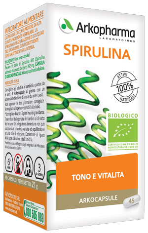 ARKO CAPSULE SPIRULINA BIO 45 CAPSULE - Parafarmacia Mostacciano
