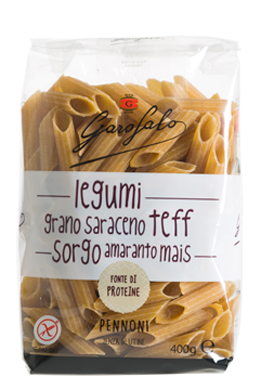GAROFALO PENNONI PASTA SENZA GLUTINE LEGUMI E CEREALI 400 G - Parafarmacia Mostacciano