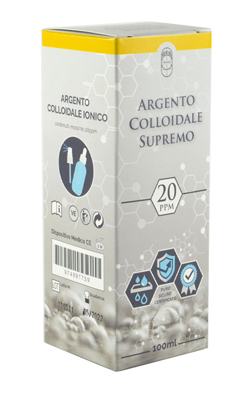 ARGENTO COLLOIDALE SUPREMO 20PPM 100 ML SPRAY + CONTAGOCCE - Parafarmacia Mostacciano