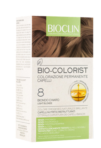 BIOCLIN BIO COLORIST 8 BIONDO CHIARO - Parafarmacia Mostacciano