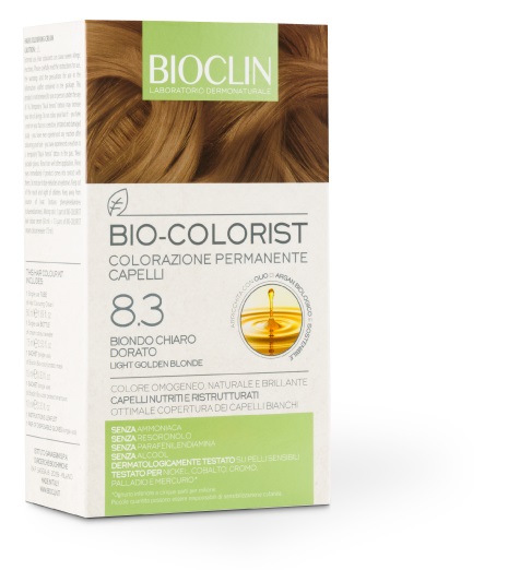 BIOCLIN BIO COLORIST 8,3 BIONDO CHIARO DORATO - Parafarmacia Mostacciano